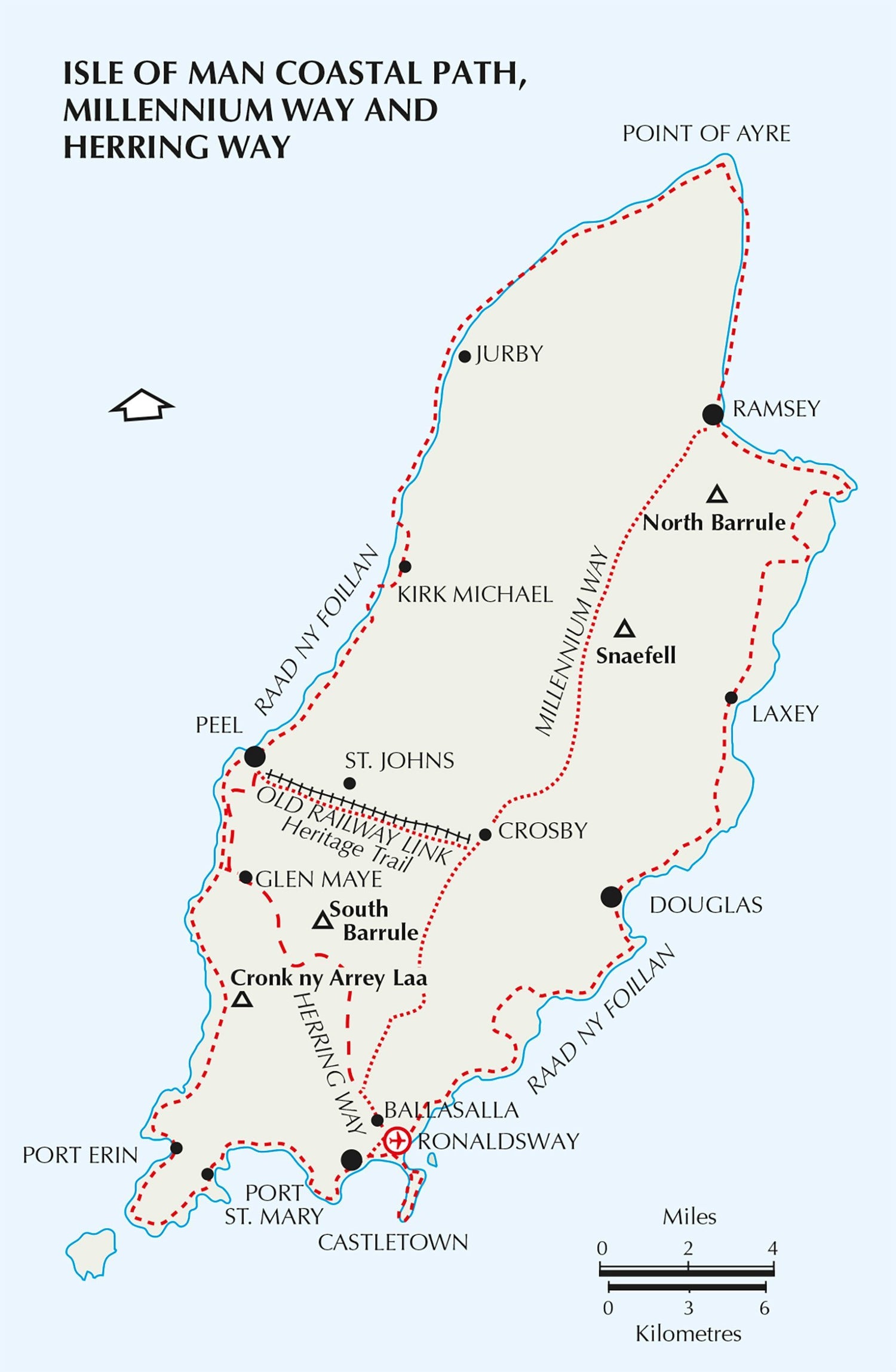 Guide de randonnée - Isle of Man, coastal path (en anglais) | Cicerone guide de randonnée Cicerone 