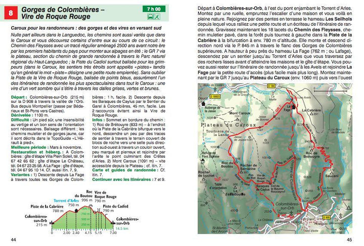 Guide de Randonnée Rother - Languedoc, Roussillon - La Compagnie des Cartes