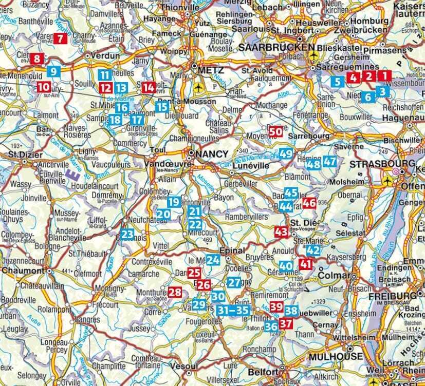 Guide de randonnée - Lorraine | Rother guide de randonnée Rother