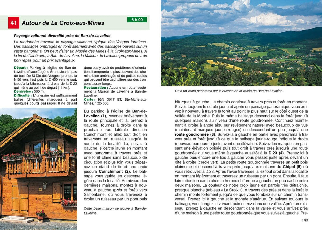 Guide de randonnée - Lorraine | Rother guide petit format Rother 