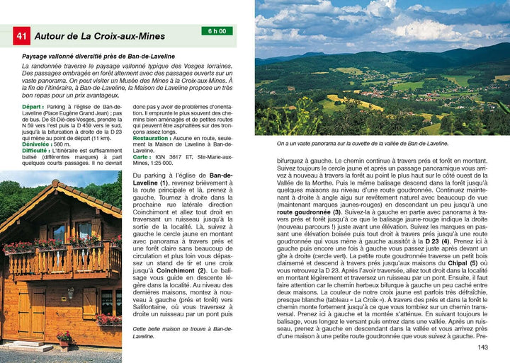Guide de randonnée - Lorraine | Rother guide petit format Rother 
