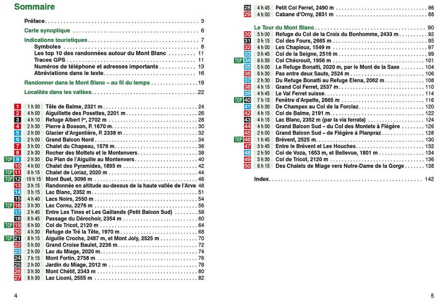 Guide de randonnée - Mont Blanc (les 50 plus belles randonnées) | Rother guide de randonnée Rother 