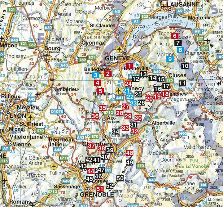 Guide de Randonnée Rother - Préalpes Isère et Savoies (Bauges, Aravis, Giffre, Chartreuse, Belledonne) - La Compagnie des Cartes