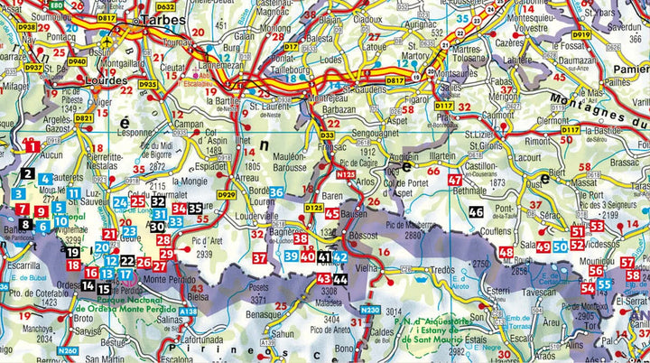 Guide de randonnée - Pyrénées 2 : Pyrénées Centrales Françaises (Arrens - Seix) | Rother guide petit format Rother 