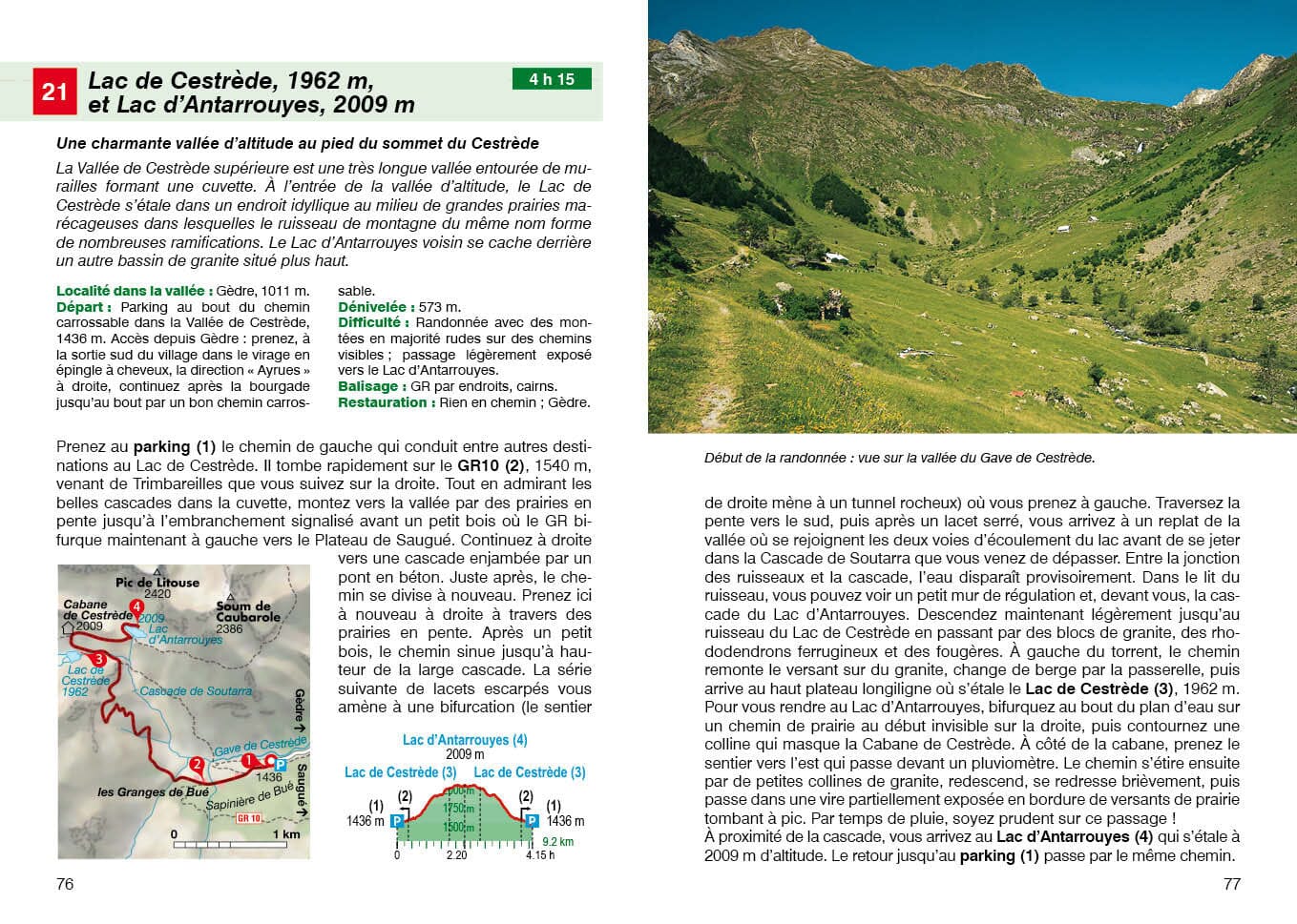 Guide de randonnée - Pyrénées 2 : Pyrénées Centrales Françaises (Arrens - Seix) | Rother guide de randonnée Rother