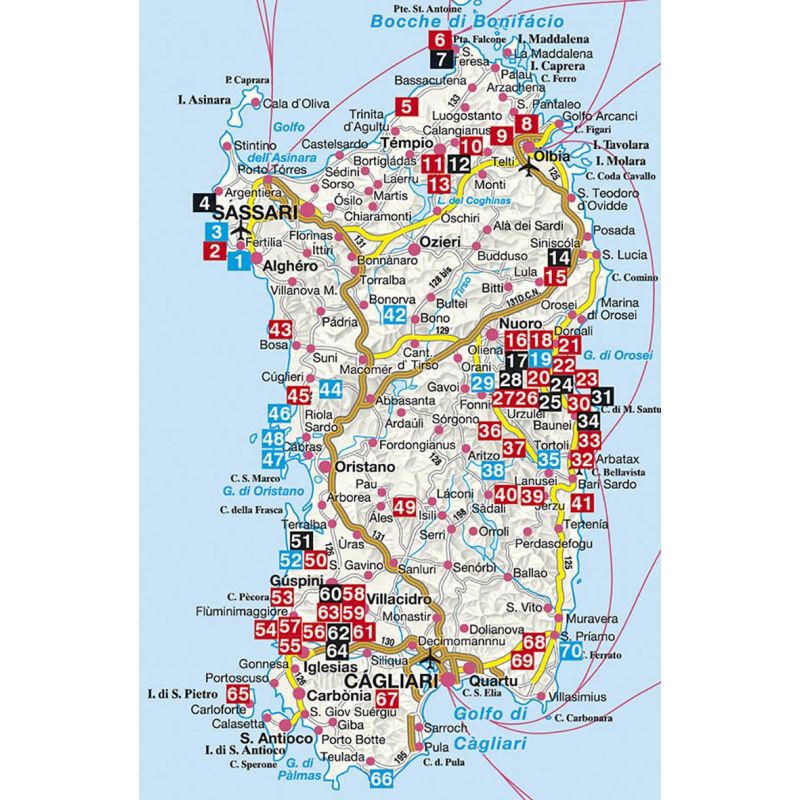 Guide de randonnée - Sardaigne | Rother guide de randonnée Rother 