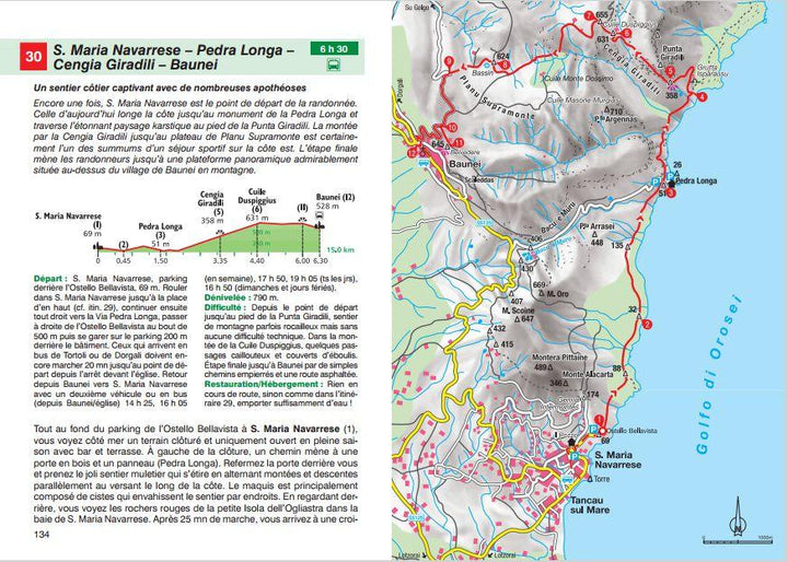 Guide de Randonnée Rother - Sardaigne - La Compagnie des Cartes