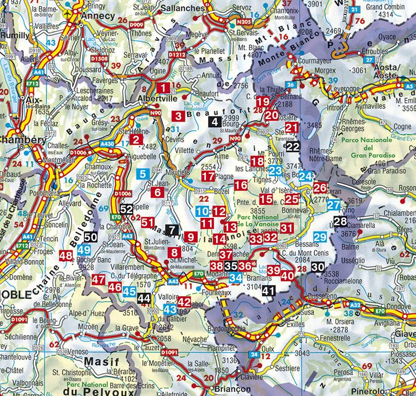 Guide de randonnée - Vanoise (Albertville, Trois Vallées, Val d'Isère & Maurienne) | Rother guide de randonnée Rother 