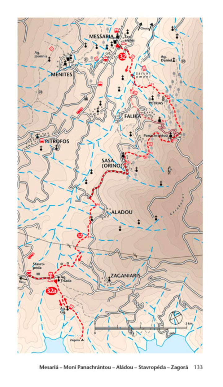 Guide de randonnées - Amorgos, Naxos, Paros, Andros, Est & Nord des Cyclades | Graf Editions guide de randonnée Graf Editions 