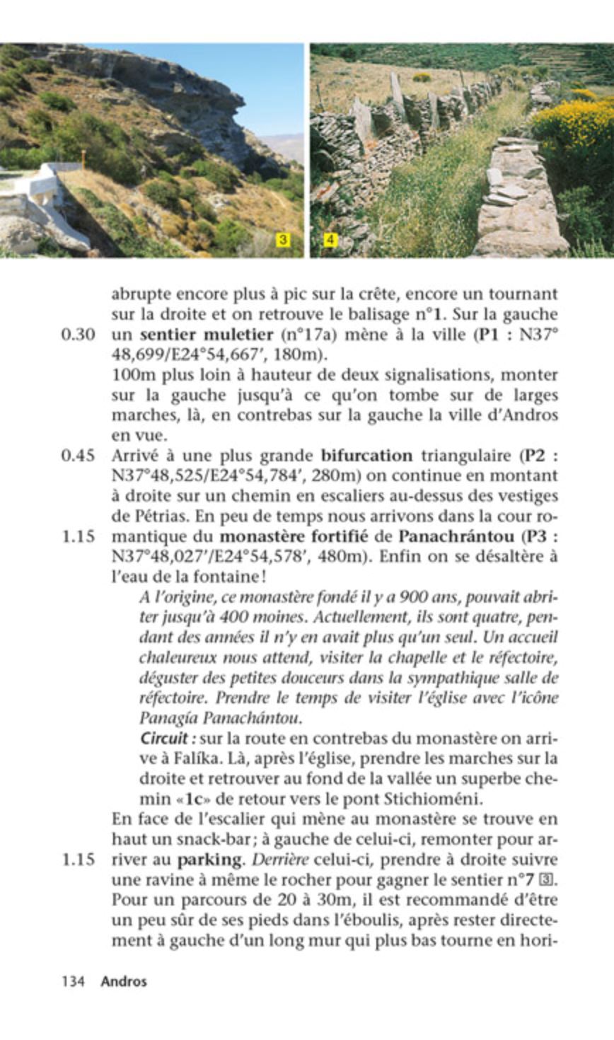Guide de randonnées - Amorgos, Naxos, Paros, Andros, Est & Nord des Cyclades | Graf Editions guide de randonnée Graf Editions 
