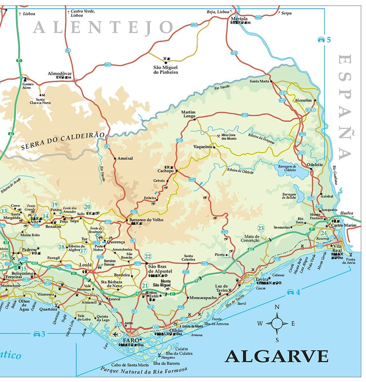 Guide de randonnées (en anglais) - Algarve | Sunflower guide de randonnée Sunflower 