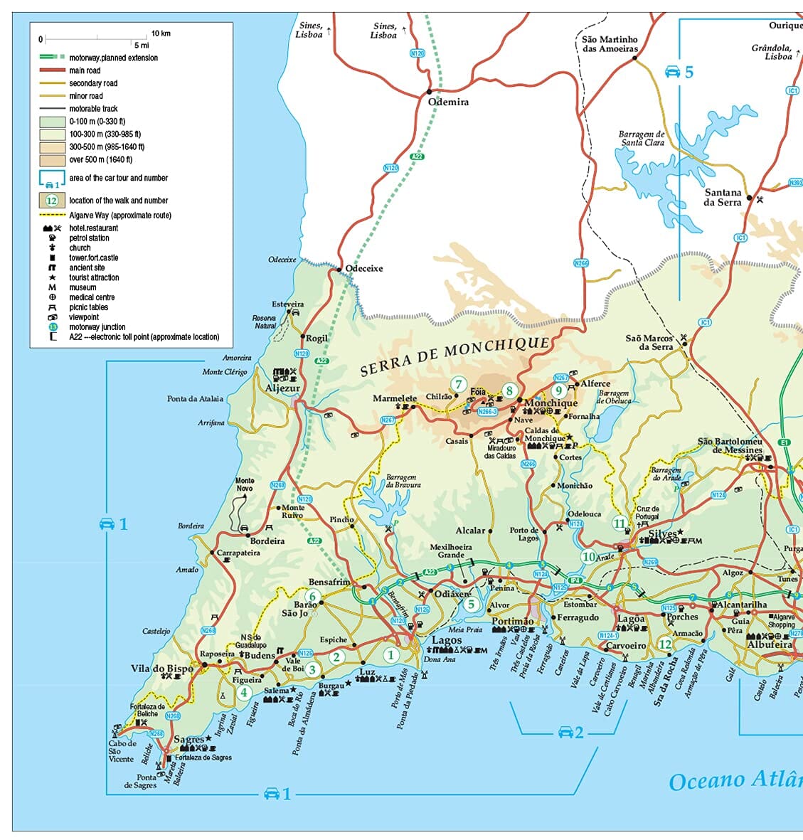 Guide de randonnées (en anglais) - Algarve | Sunflower guide de randonnée Sunflower 