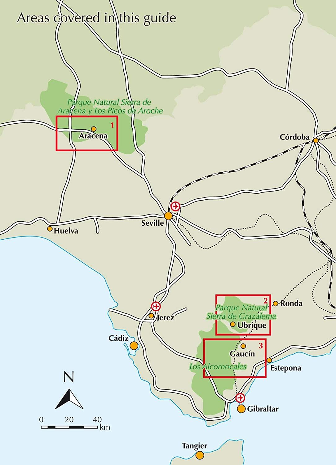 Guide de randonnées (en anglais) - Andalucia : 36 routes in Andaluciés National Parks | Cicerone guide de randonnée Cicerone 
