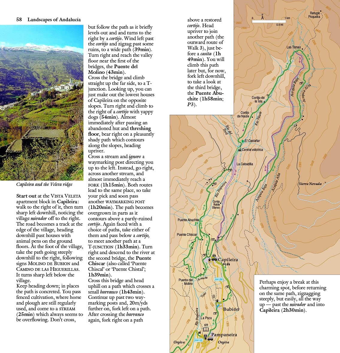Guide de randonnées (en anglais) - Andalucia : Costa del Sol & Sierras | Sunflower guide de randonnée Sunflower