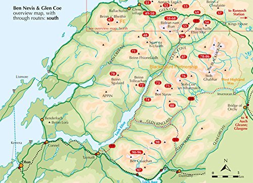Guide de randonnées (en anglais) - Ben Nevis & Glen Coe : 100 low, mid & high level walks | Cicerone guide de randonnée Cicerone 