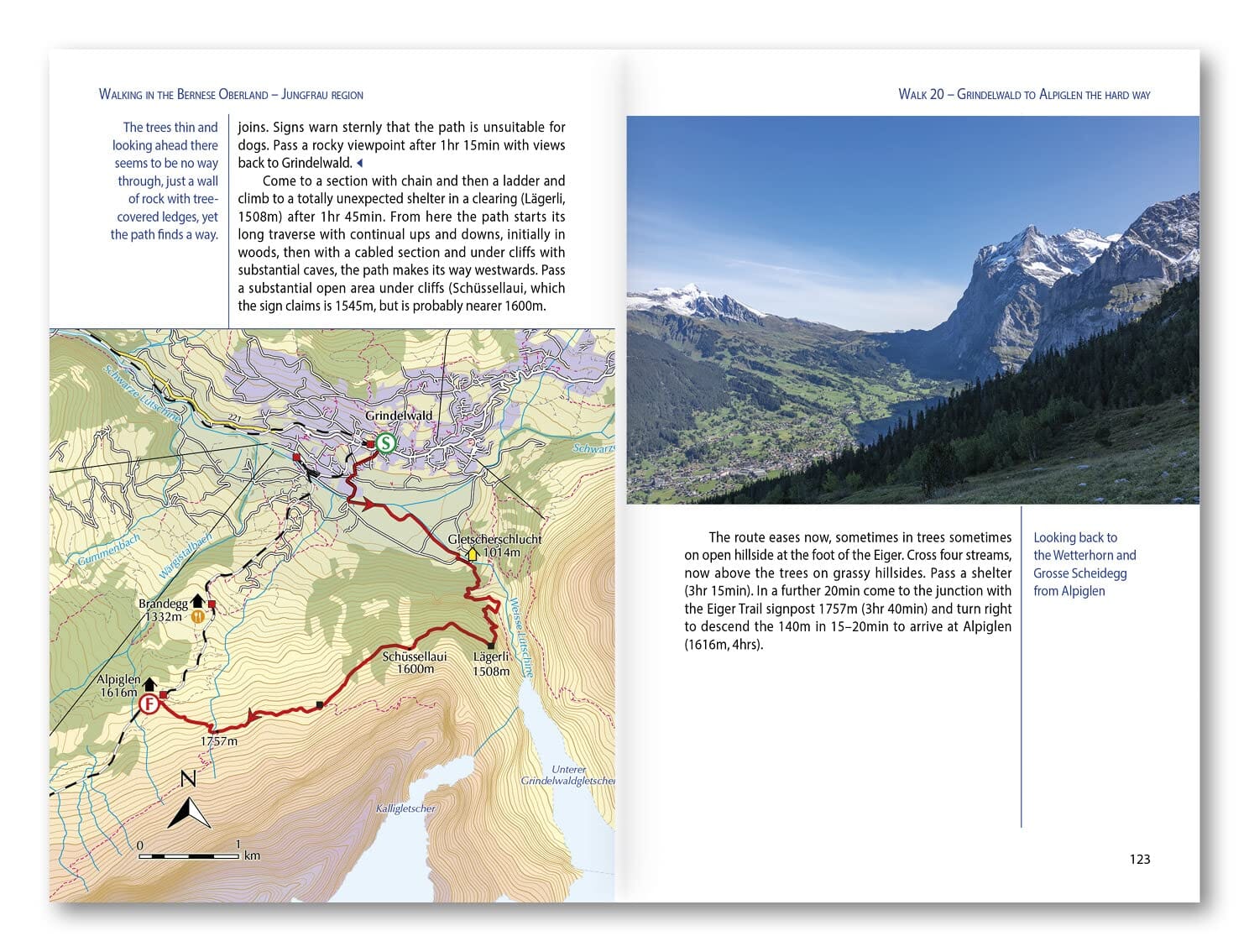 Guide de randonnées (en anglais) - Bernese Oberland (Suisse) | Cicerone guide de randonnée Cicerone 