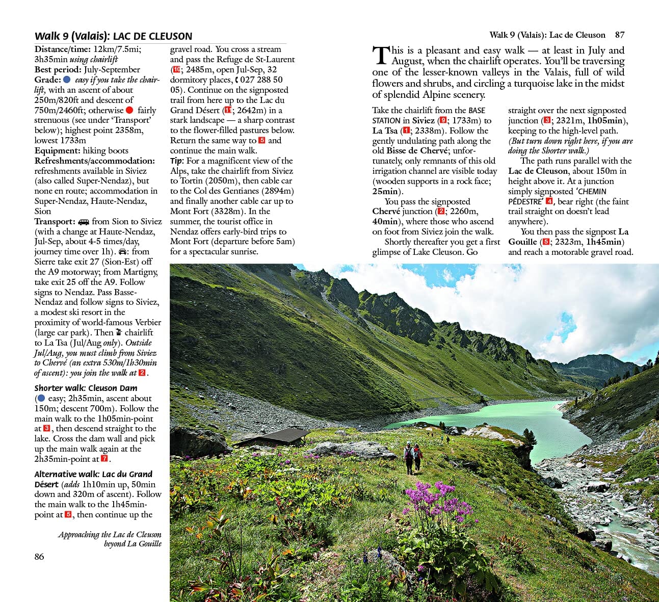 Guide de randonnées (en anglais) - Bernese Oberland & Valais | Sunflower guide de randonnée Sunflower