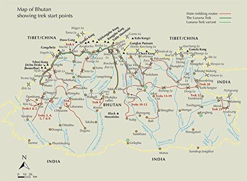 Guide de randonnées (en anglais) - Bhutan a trekker's guide 22 multi-day treks | Cicerone guide de randonnée Cicerone 