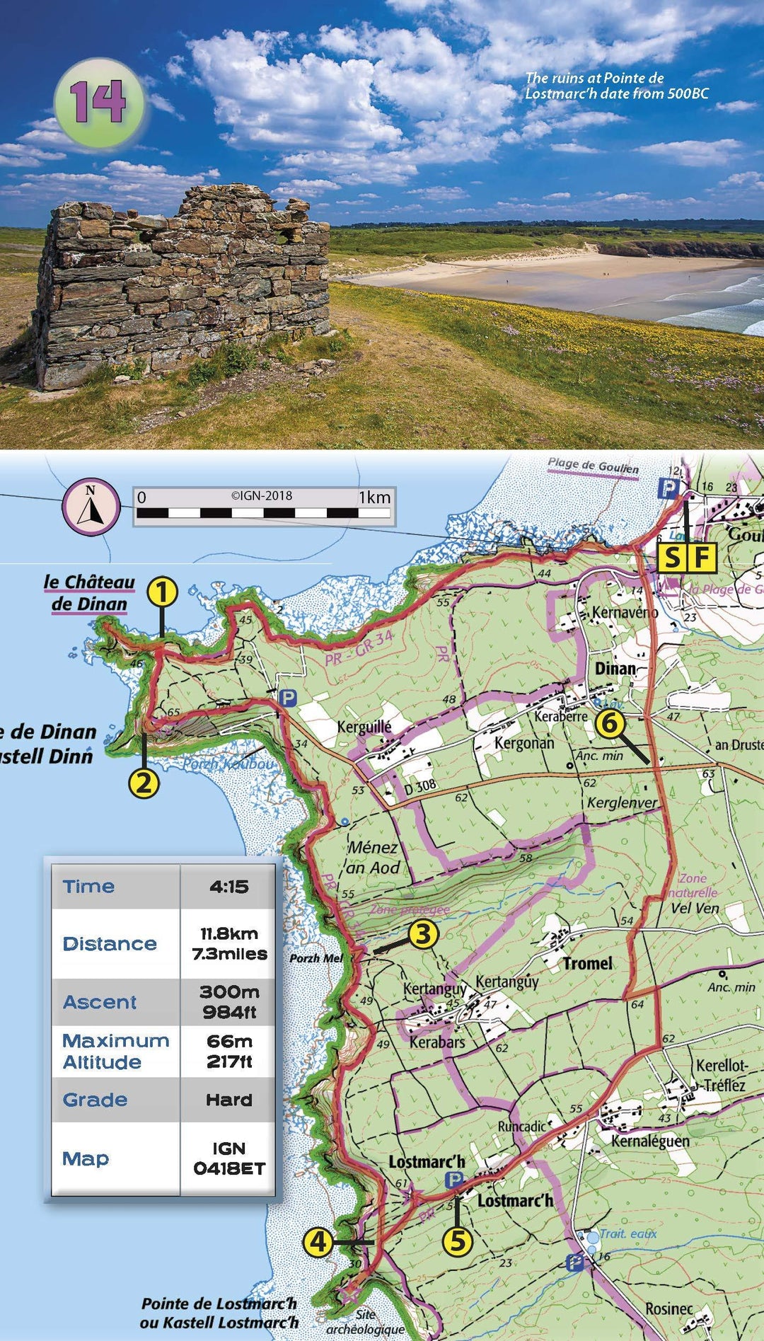 Guide de randonnée (en anglais) - Brittany / Bretagne | Knife Edge Outdoor guide de randonnée Knife Edge Outdoor