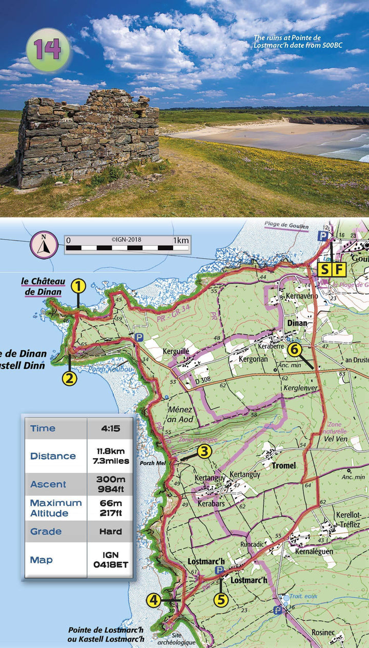 Guide de randonnée (en anglais) - Brittany / Bretagne | Knife Edge Outdoor guide de randonnée Knife Edge Outdoor