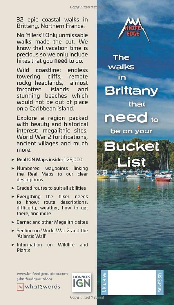 Guide de randonnée (en anglais) - Brittany / Bretagne | Knife Edge Outdoor guide de randonnée Knife Edge Outdoor