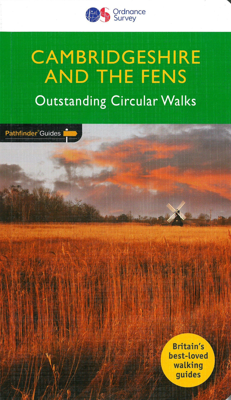 Guide de randonnées (en anglais) - Cambridgeshire & The Fens (Angleterre) | Ordnance Survey - Pathfinder guides guide de randonnée Ordnance Survey 