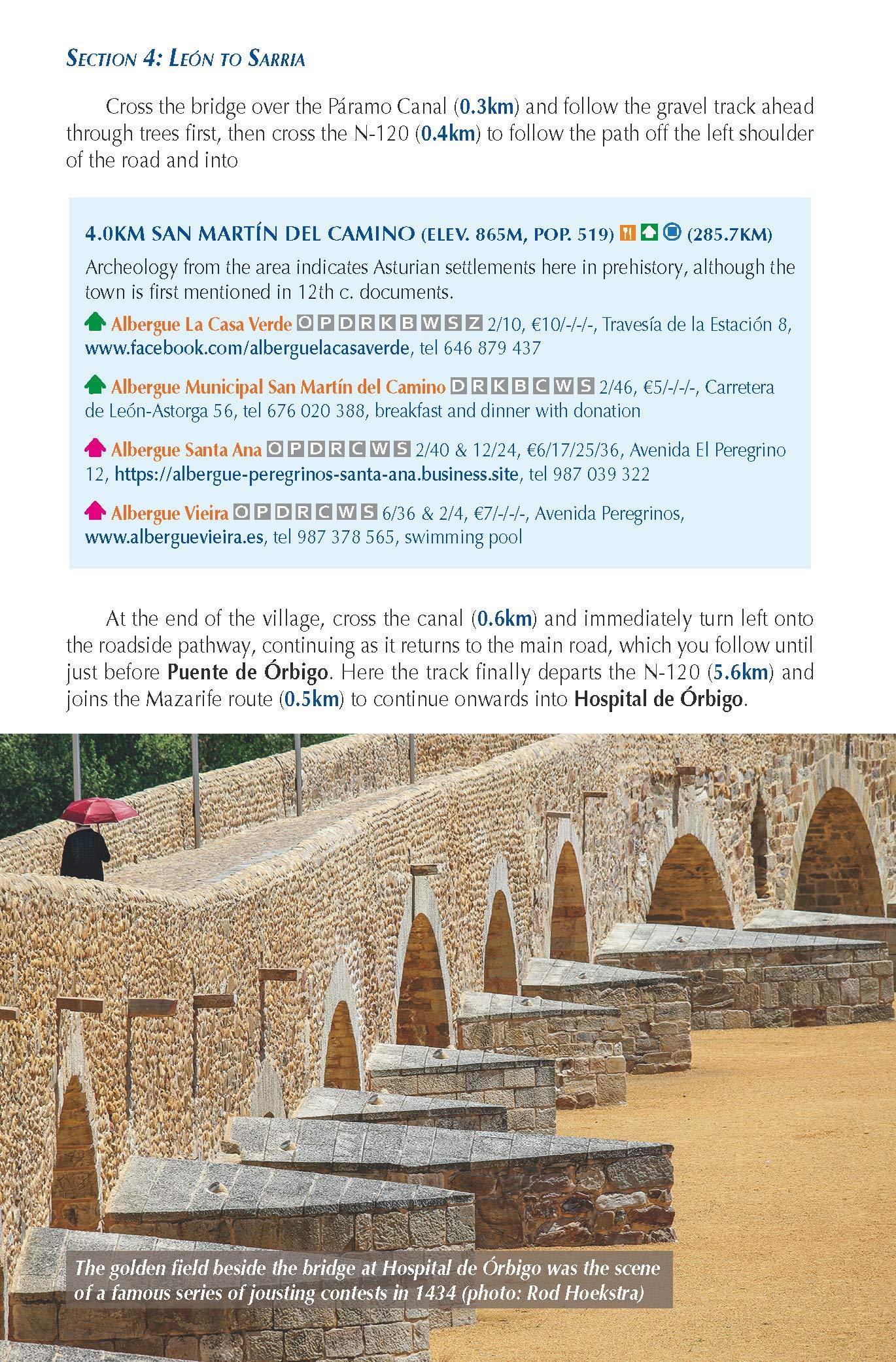 Guide de randonnées (en anglais) - Camino De Santiago, Camino Frances | Cicerone guide de randonnée Cicerone 