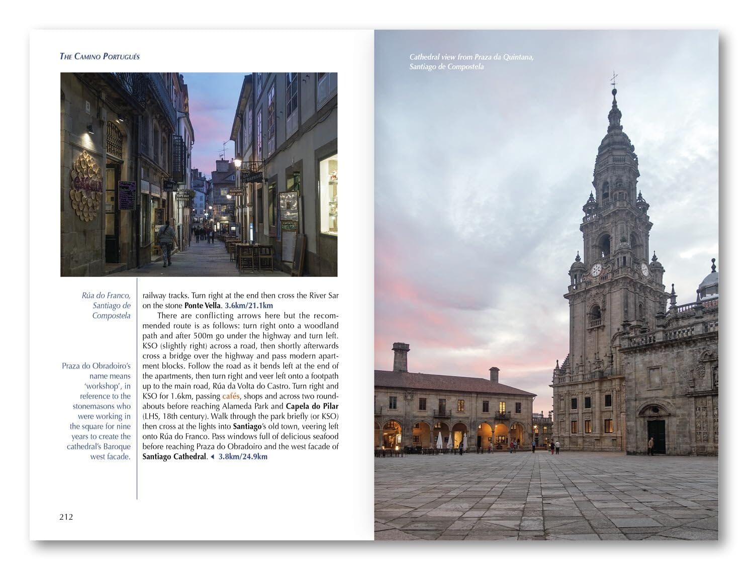 Guide de randonnées (en anglais) - Camino Portugués from Lisbon & Porto to Santiago | Cicerone guide de randonnée Cicerone 