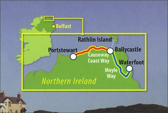 Guide de randonnées (en anglais) - Causeway Coast Way | Rucksack Readers guide de randonnée Rucksack Readers