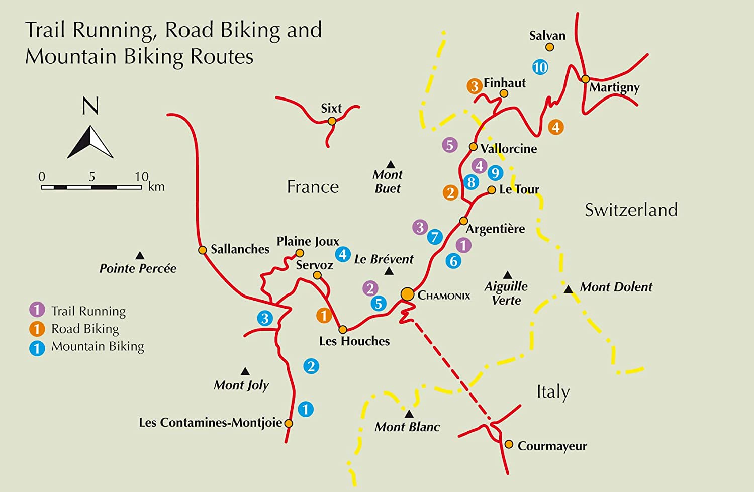 Guide de randonnées (en anglais) - Chamonix mountain adventures | Cicerone guide de randonnée Cicerone 