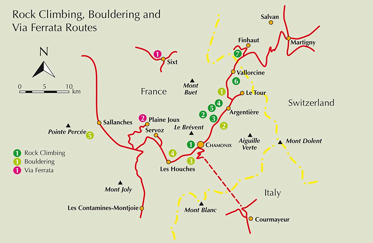 Guide de randonnées (en anglais) - Chamonix mountain adventures | Cicerone guide de randonnée Cicerone 