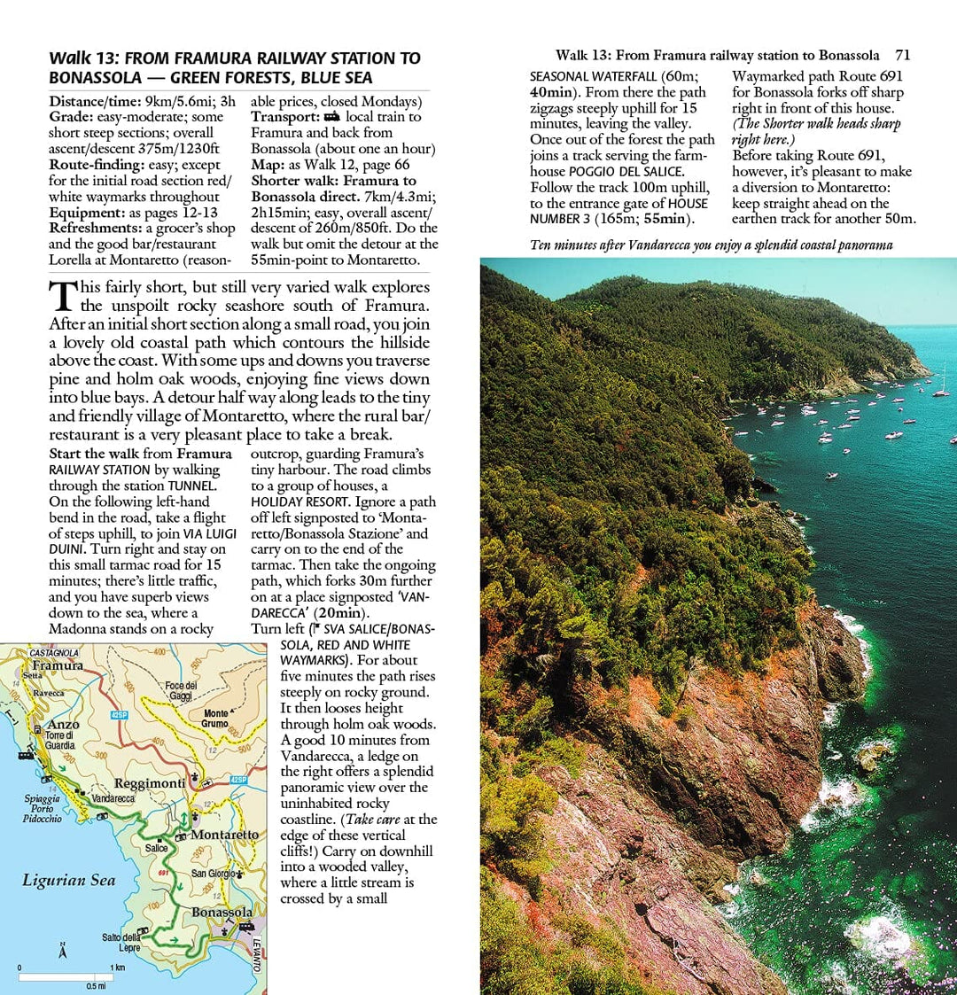 Guide de randonnées (en anglais) - Cinque Terre & the Riviera di Levante | Sunflower guide petit format Sunflower 