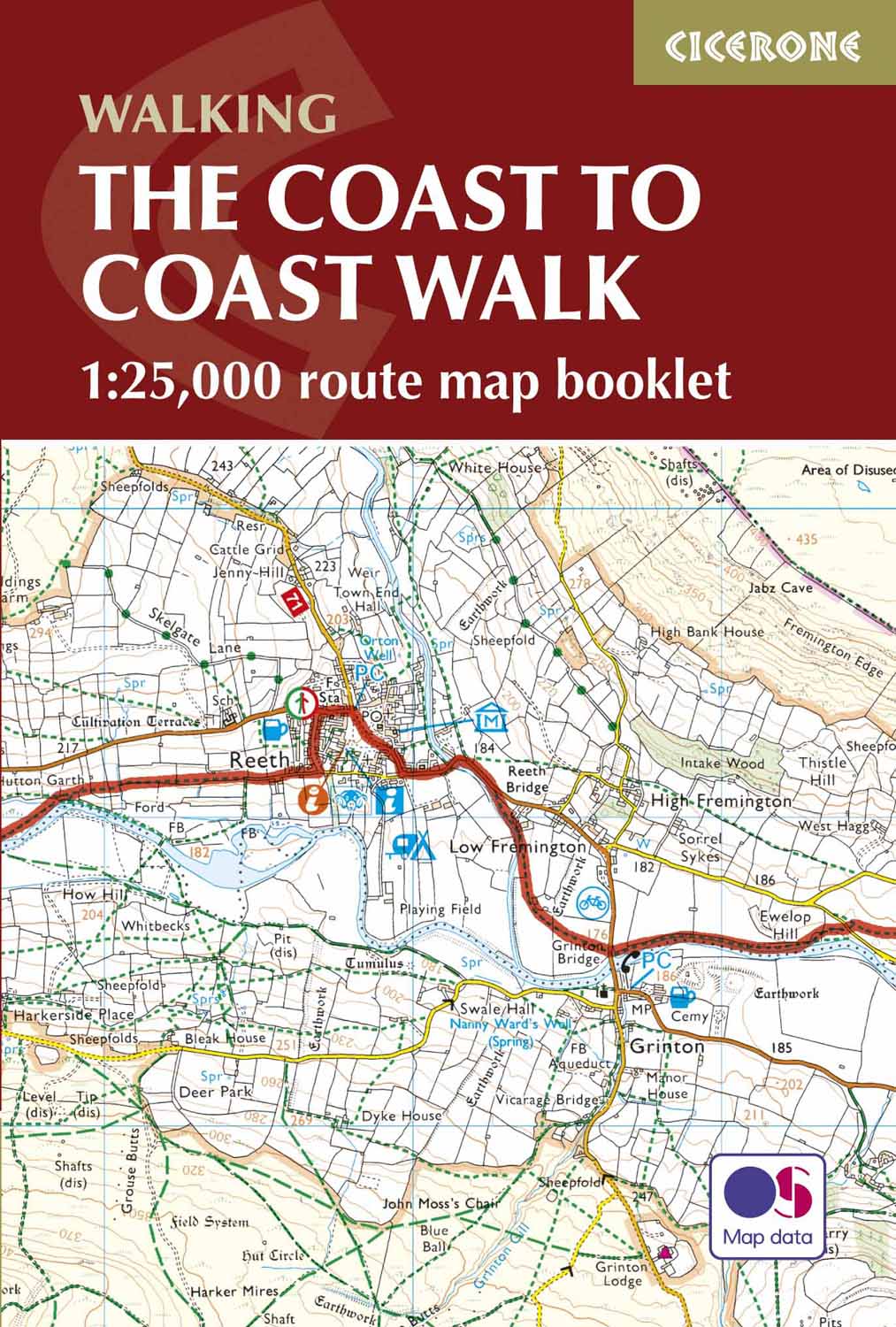 Guide de randonnées (en anglais) - The Coast to Coast Walk, northern England trails | Cicerone guide de randonnée Cicerone Default Title