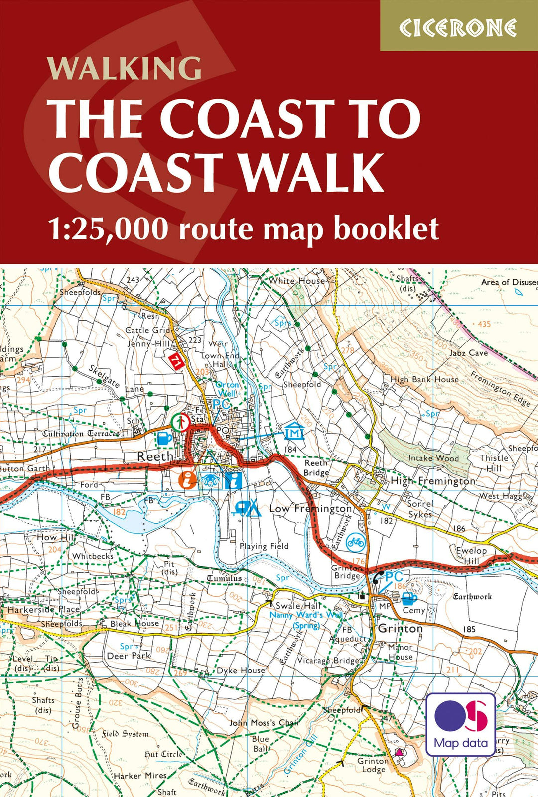 Guide de randonnées (en anglais) - Coast to Coast walk from St-Bees to Robin Hood's Bay | Cicerone guide de randonnée Cicerone 