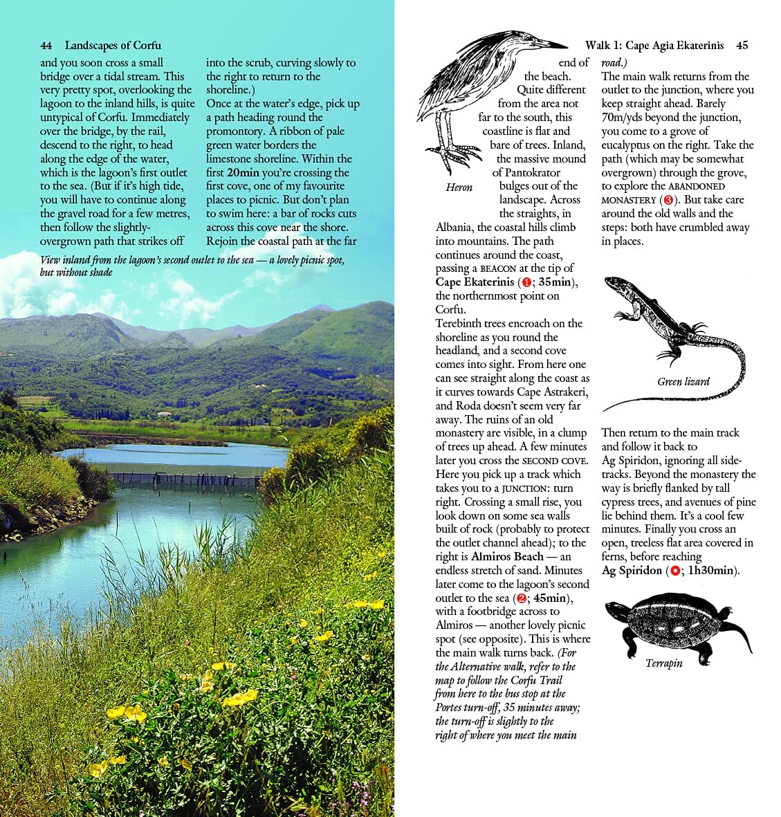 Guide de randonnées (en anglais) - Corfu | Sunflower guide de randonnée Sunflower