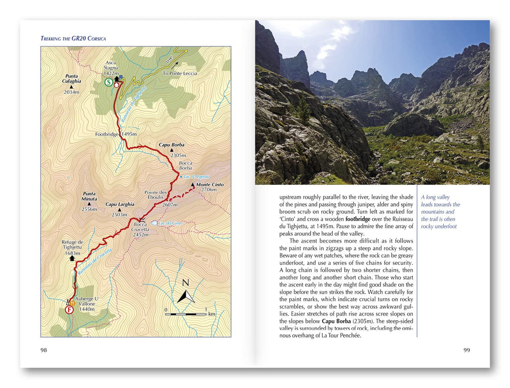 Guide de randonnées (en anglais) - Corsica GR20, the high level route | Cicerone guide de conversation Cicerone 