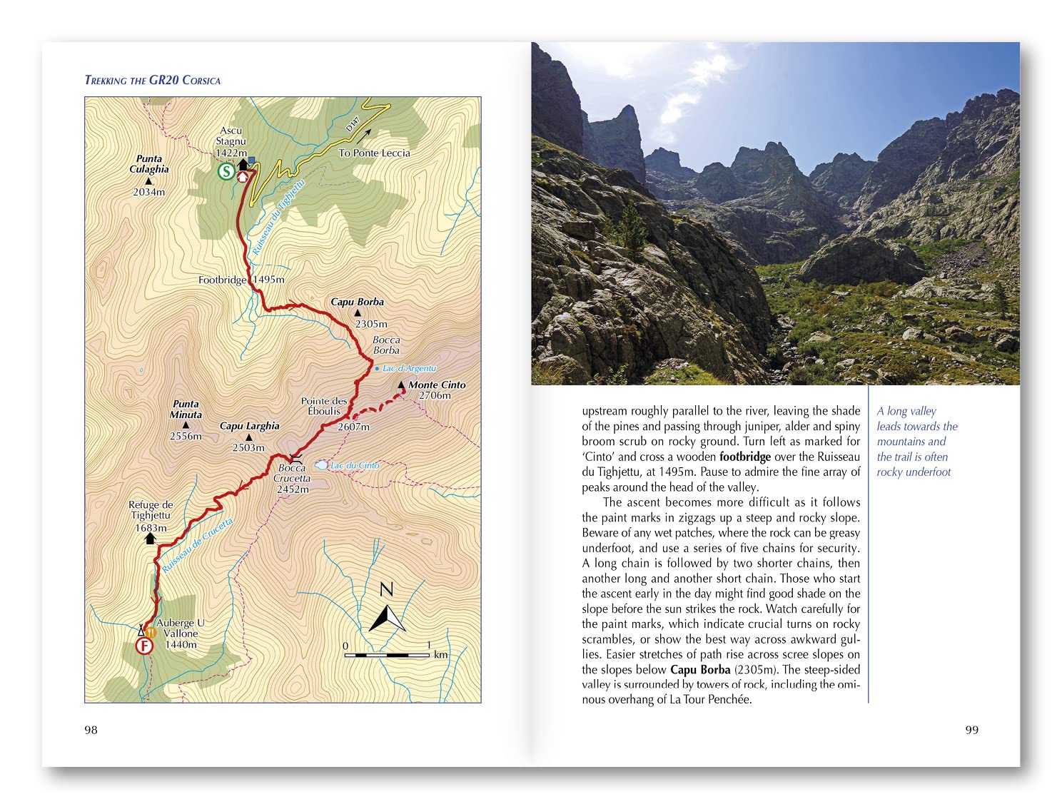 Guide de randonnées (en anglais) - Corsica GR20, the high level route | Cicerone guide de randonnée Cicerone
