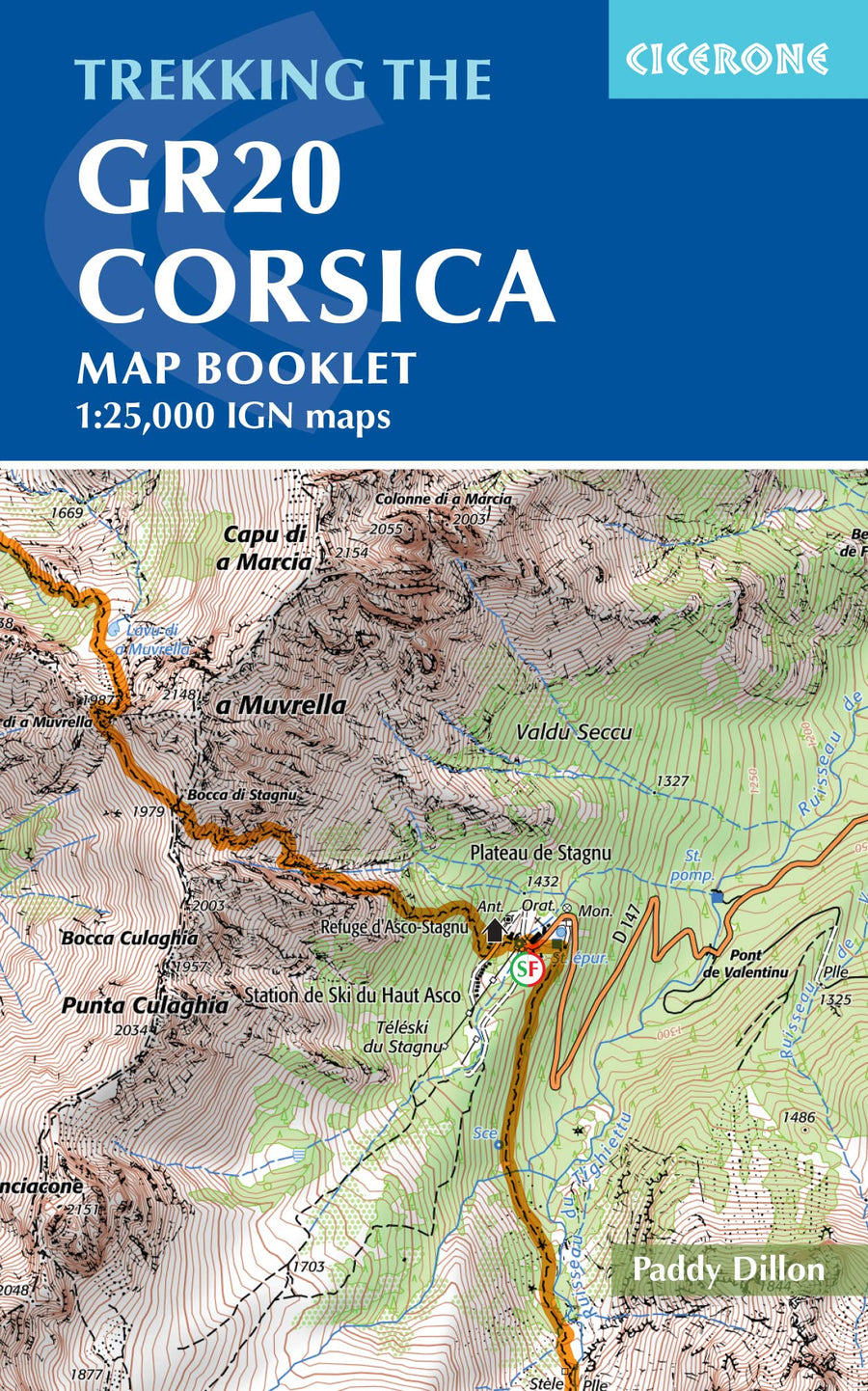 Guide de randonnées (en anglais) - Corsica GR20, the high level route | Cicerone guide de conversation Cicerone 