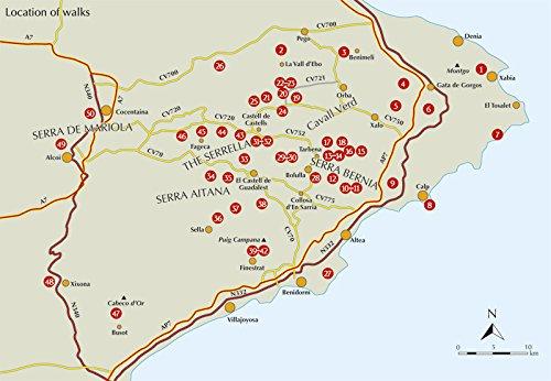 Guide de randonnées (en anglais) - Costa Blanca | Cicerone guide de randonnée Cicerone 