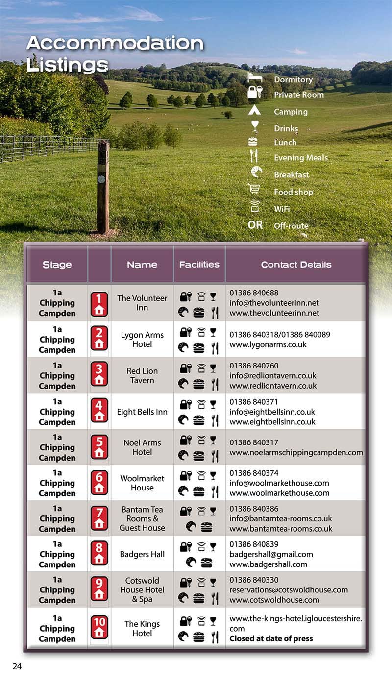 Guide de randonnée (en anglais) - Cotswold Way | Knife Edge Outdoor guide de randonnée Knife Edge Outdoor