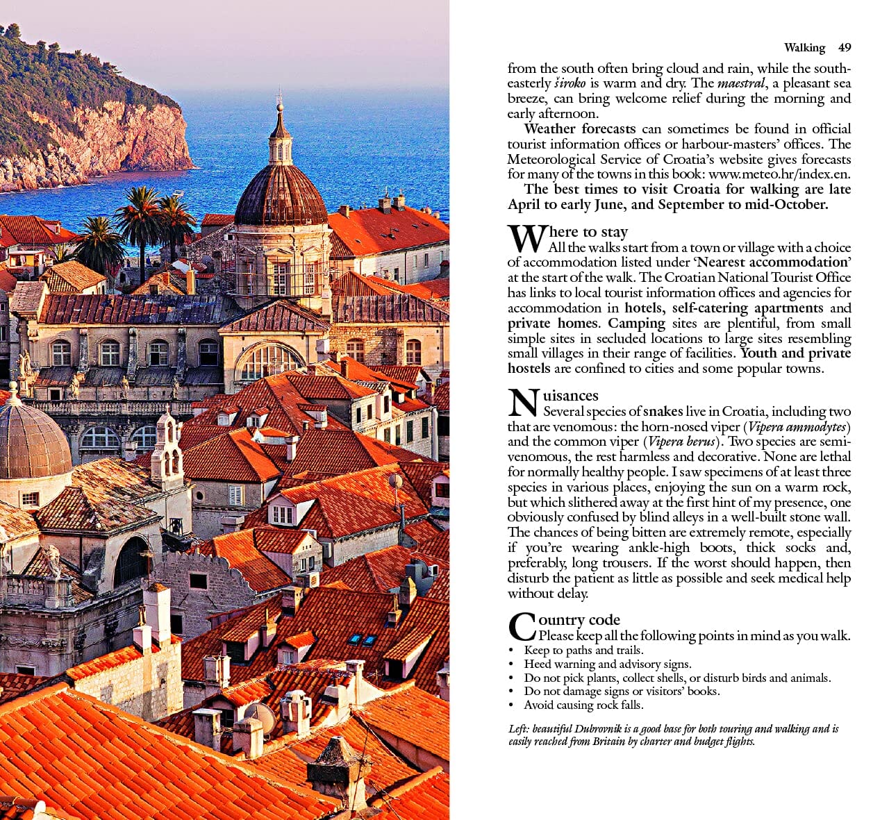 Guide de randonnées (en anglais) - Croatia - 9 car tours & 90 long and short walks with GPS | Sunflower guide de randonnée Sunflower 