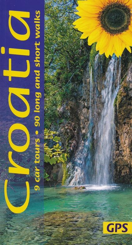 Guide de randonnées (en anglais) - Croatia - 9 car tours & 90 long and short walks with GPS | Sunflower guide de randonnée Sunflower Default Title
