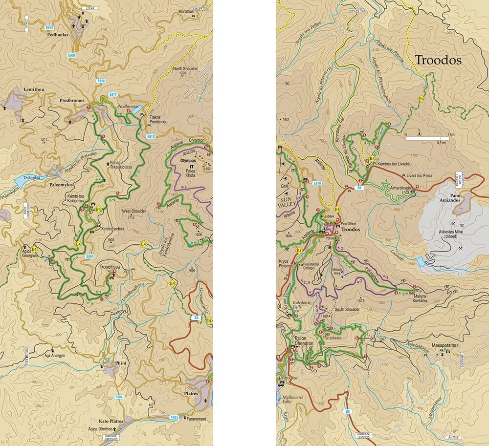 Guide de randonnées (en anglais) - Cyprus | Sunflower guide de randonnée Sunflower