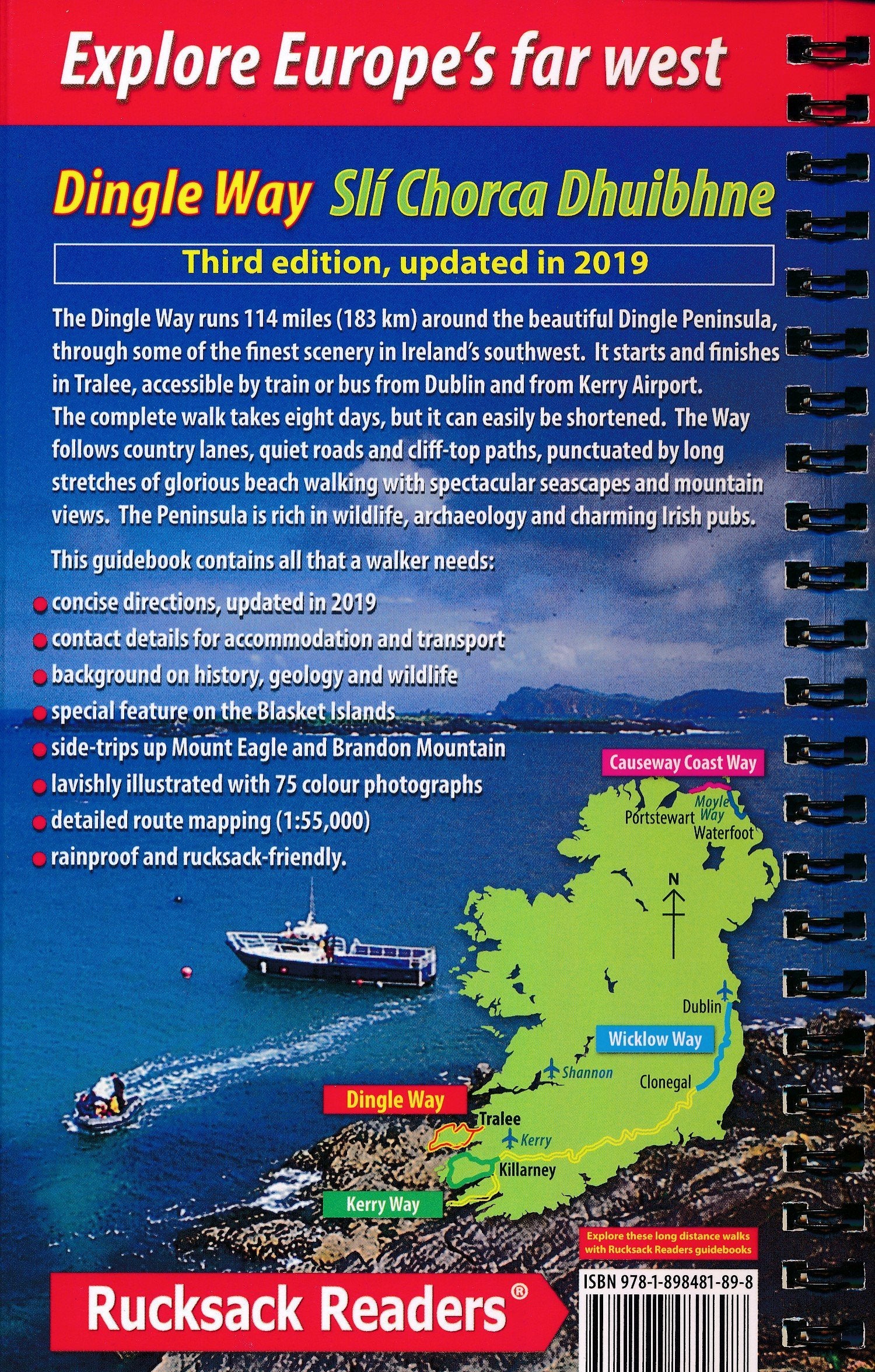Guide de randonnées (en anglais) - Dingle Way (Irlande) | Rucksack Readers guide de randonnée Rucksack Readers 
