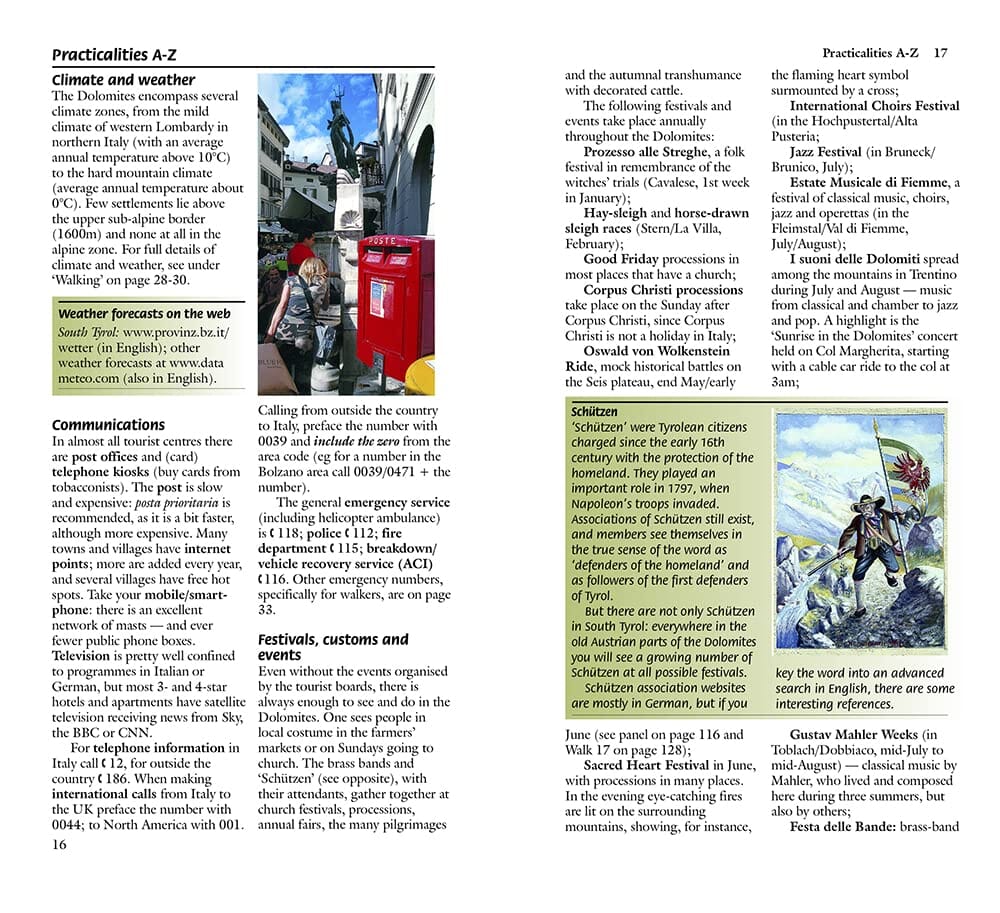 Guide de randonnées (en anglais) - Dolomites North & West, book 1 | Sunflower guide de randonnée Sunflower 