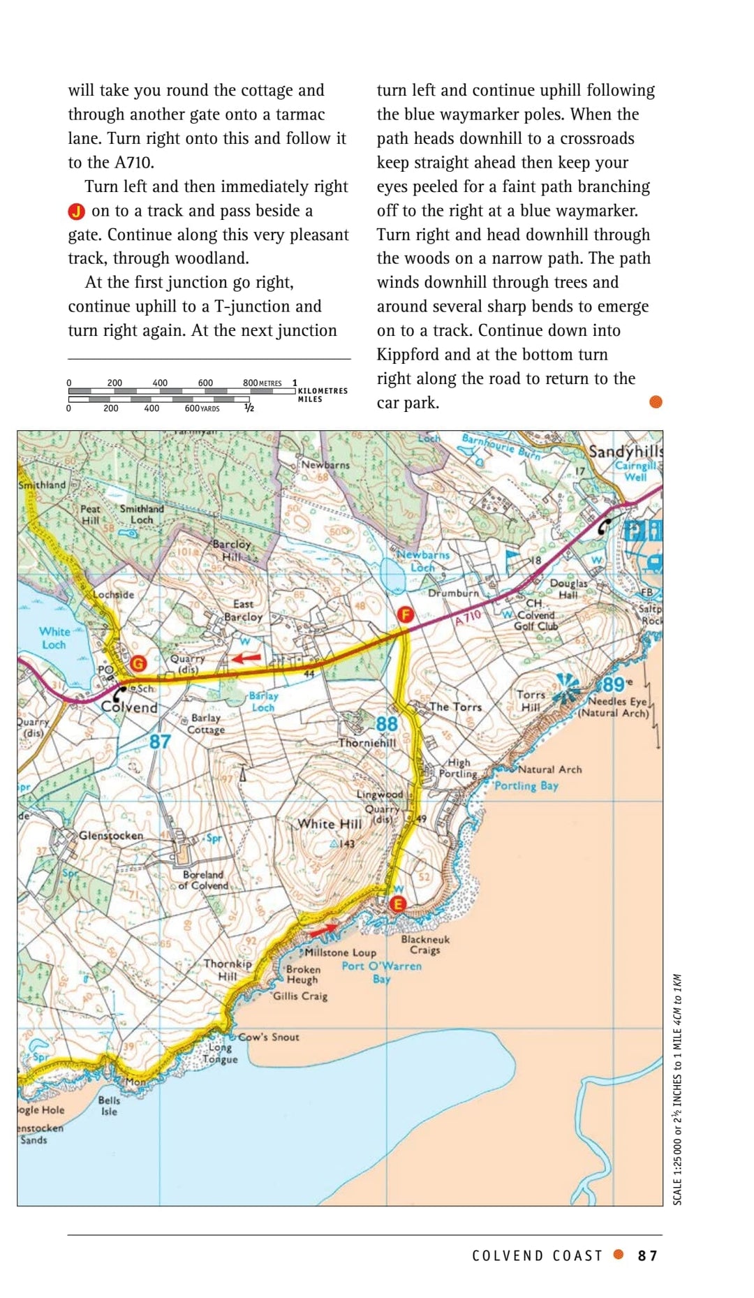 Guide de randonnées (en anglais) - Dumfries & Galloway (Ecosse) | Ordnance Survey - Pathfinder guides guide petit format Ordnance Survey 