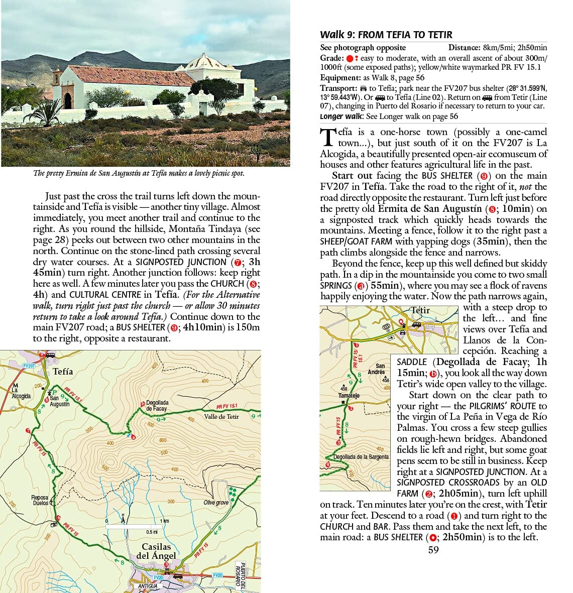 Guide de randonnées (en anglais) - Fuerteventura | Sunflower guide de randonnée Sunflower 