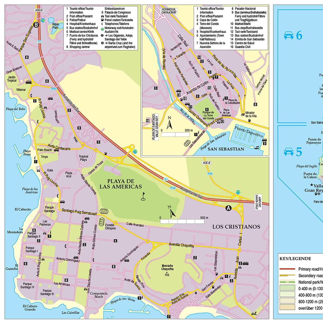 Guide de randonnées (en anglais) - Gomera & Tenerife Southern | Sunflower guide petit format Sunflower 