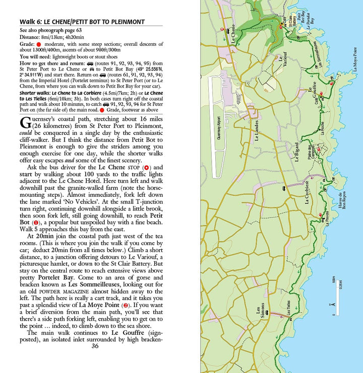 Guide de randonnées (en anglais) - Guernsey with Alderney, Sark & Hem | Sunflower guide petit format Sunflower 