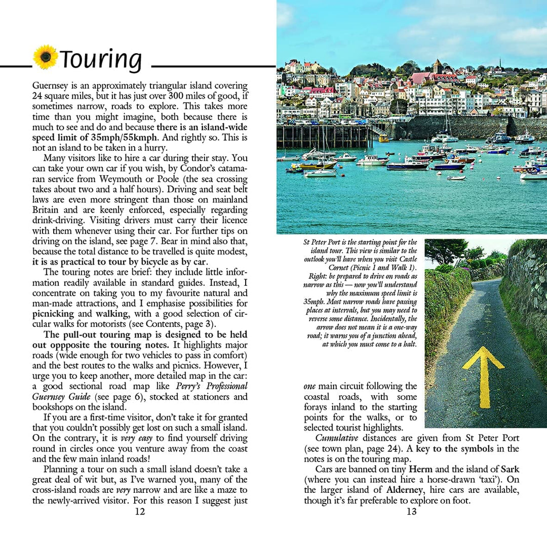 Guide de randonnées (en anglais) - Guernsey with Alderney, Sark & Hem | Sunflower guide petit format Sunflower 